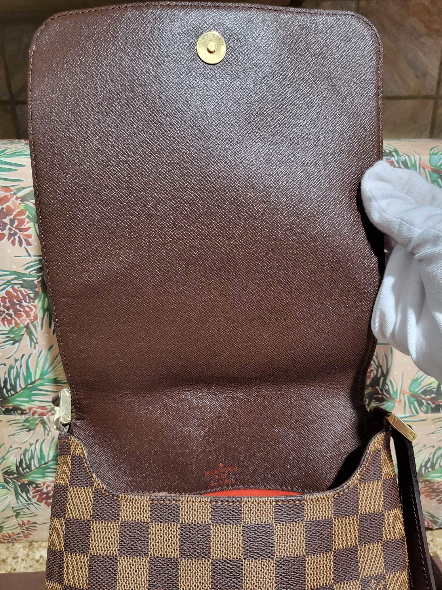 Musette Salsa PM Damier Ebene Shoulder Bag
