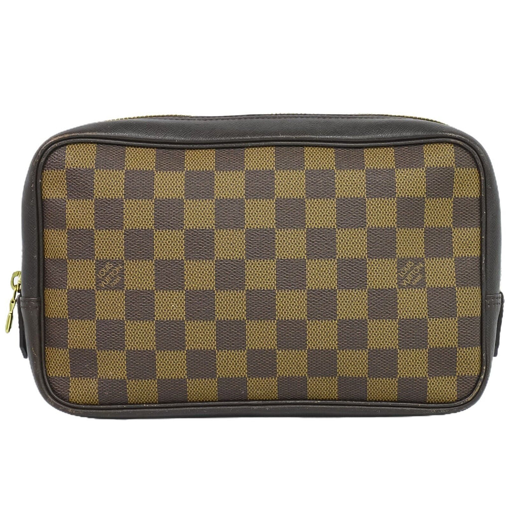 Louis Vuitton Trousse De Toilette 25  Canvas Clutch Bag