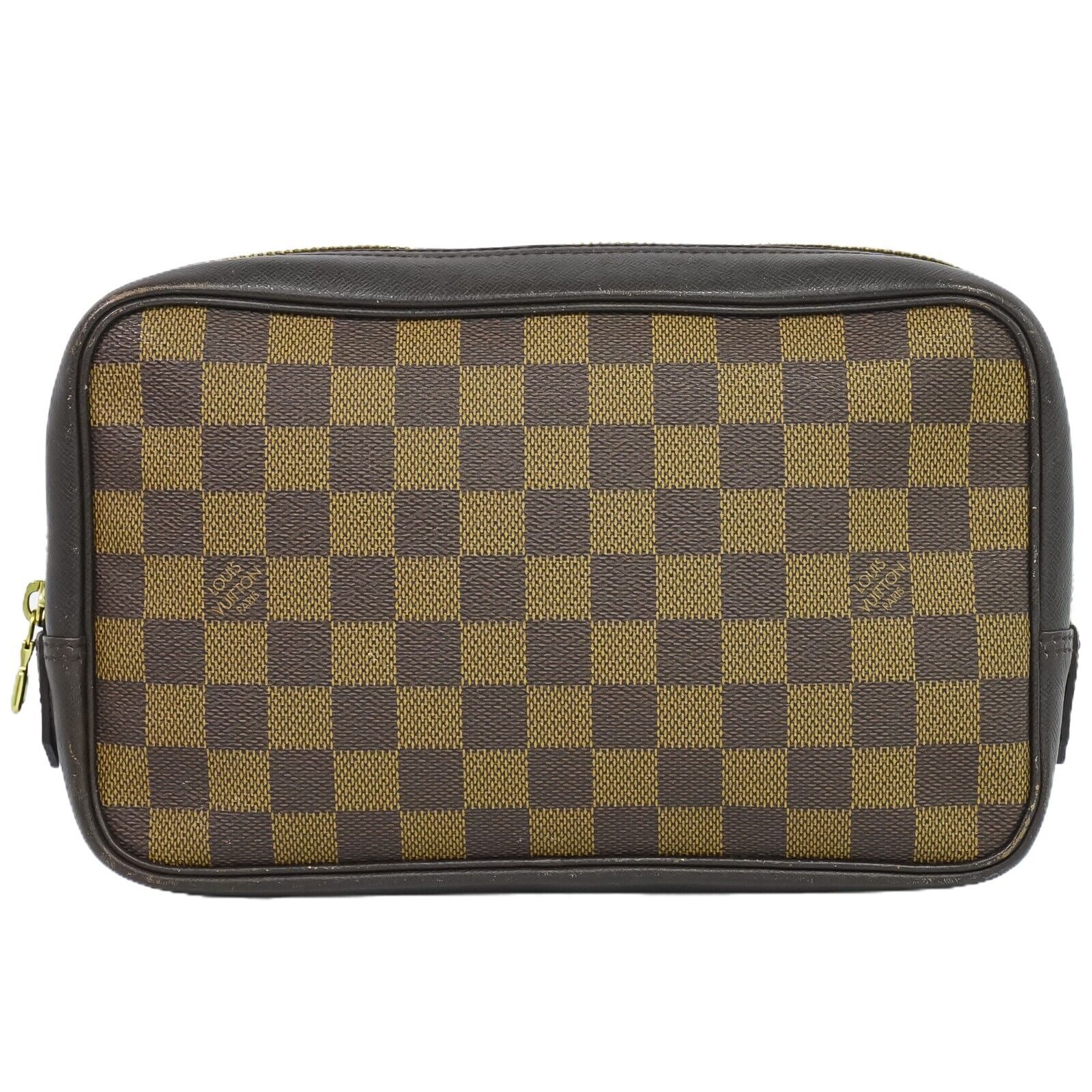 Louis Vuitton Trousse De Toilette 25  Canvas Clutch Bag