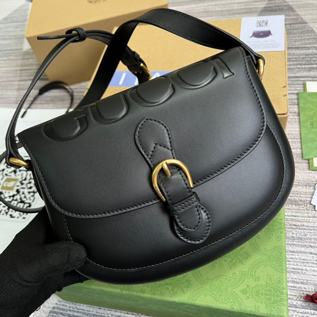 Gucci Aria Shoulder Bag Black For Women, Women’s Bags 10.2in/25cm Gucci