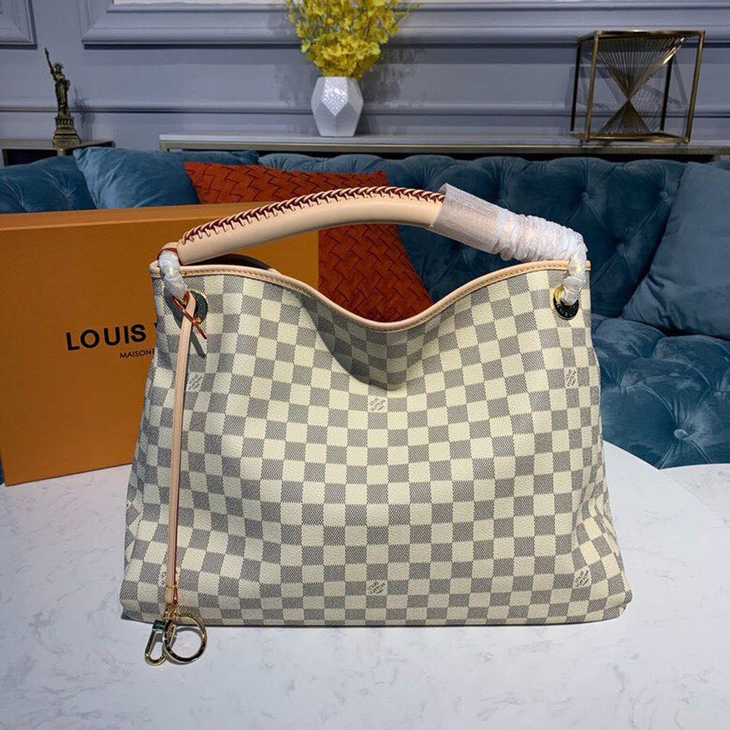 Louis Vuitton Artsy MM Damier Azur Canvas For Women,  Shoulder Bags 16.1in/41cm Louis Vuitton N40253