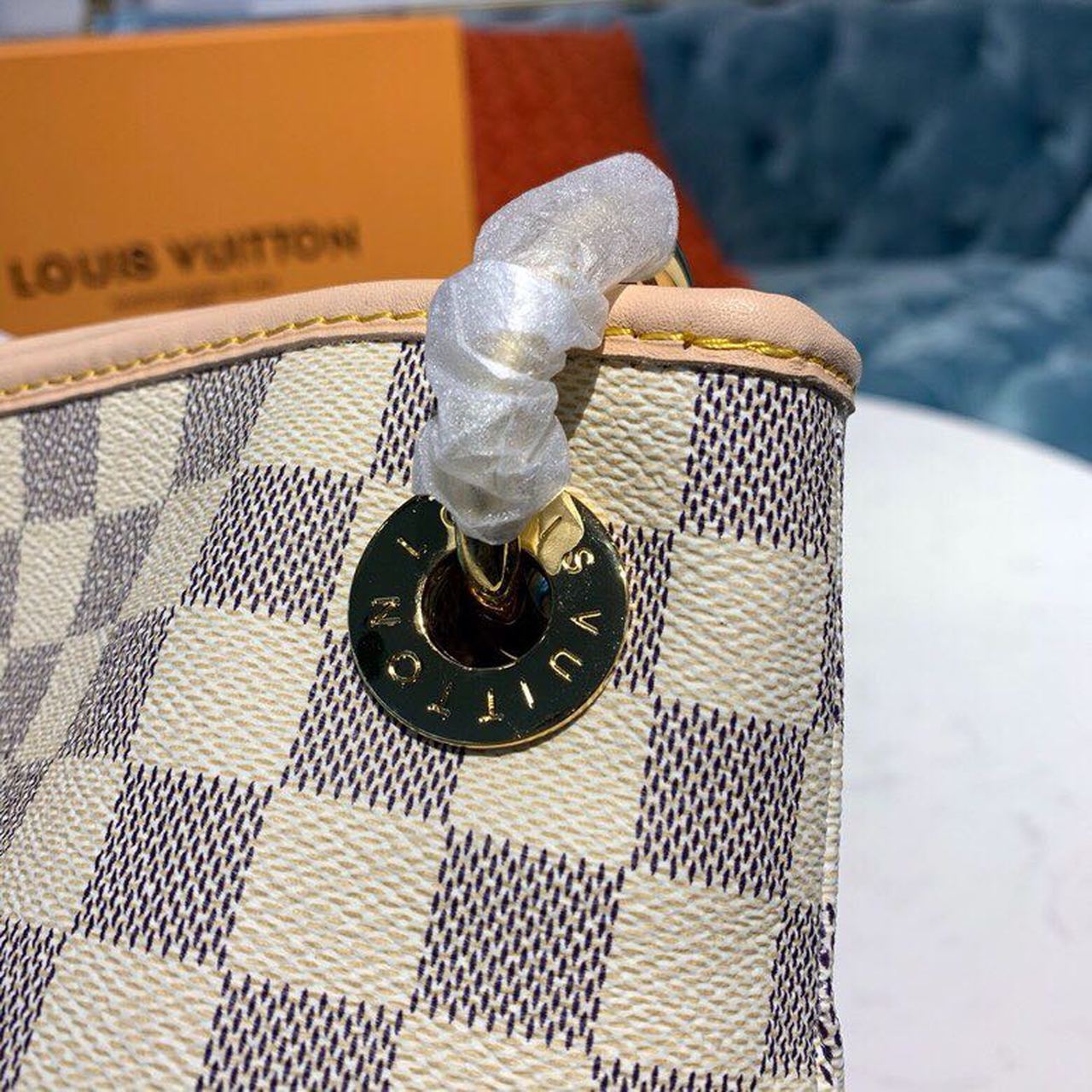 Louis Vuitton Artsy MM Damier Azur Canvas For Women,  Shoulder Bags 16.1in/41cm Louis Vuitton N40253