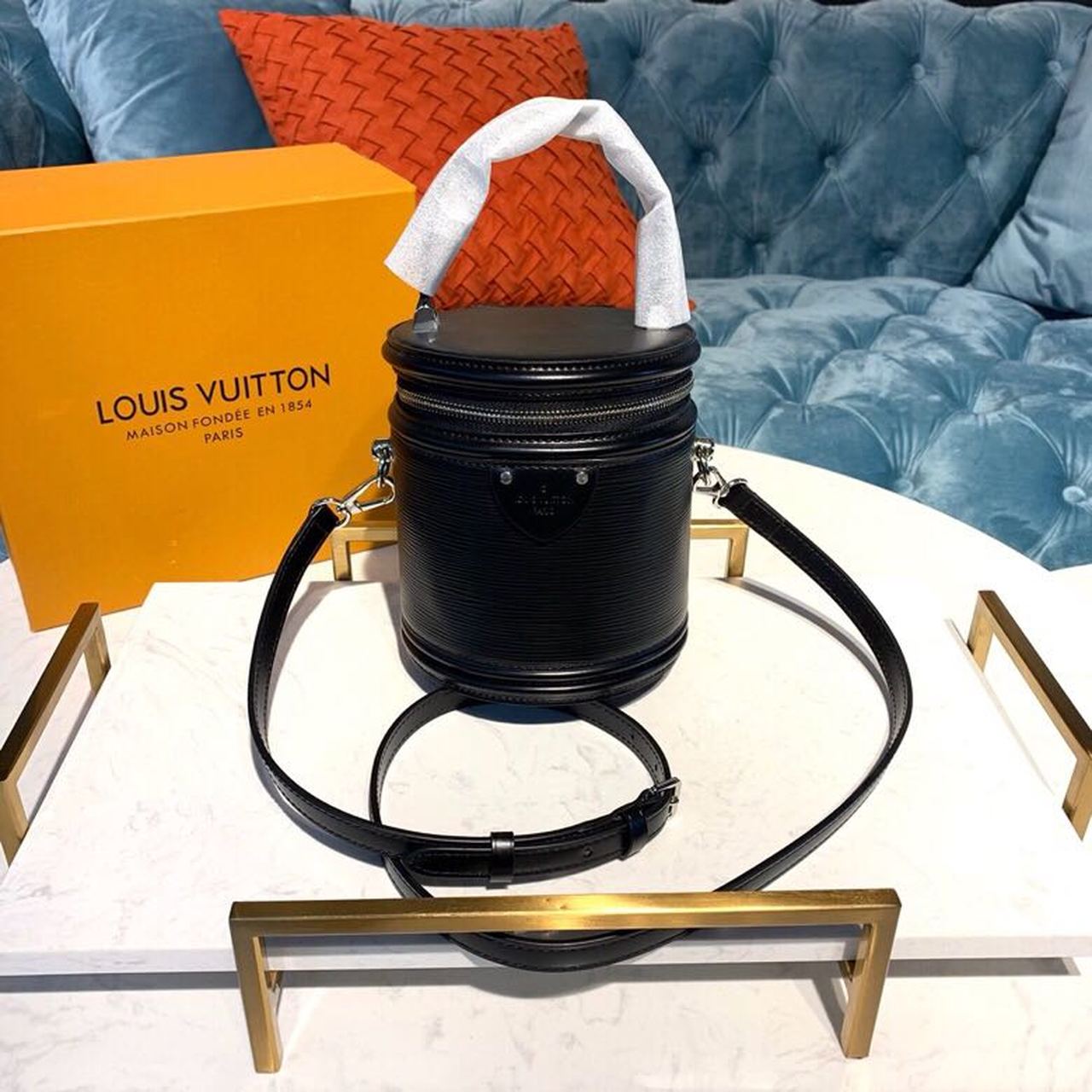 Louis Vuitton Cannes Epi Black For Women, WomenÃƒÂ¢Ã¢â€šÂ¬Ã¢â€žÂ¢s Handbags, Shoulder And Crossbody Bags 5.9in/15cm Louis Vuitton M52226