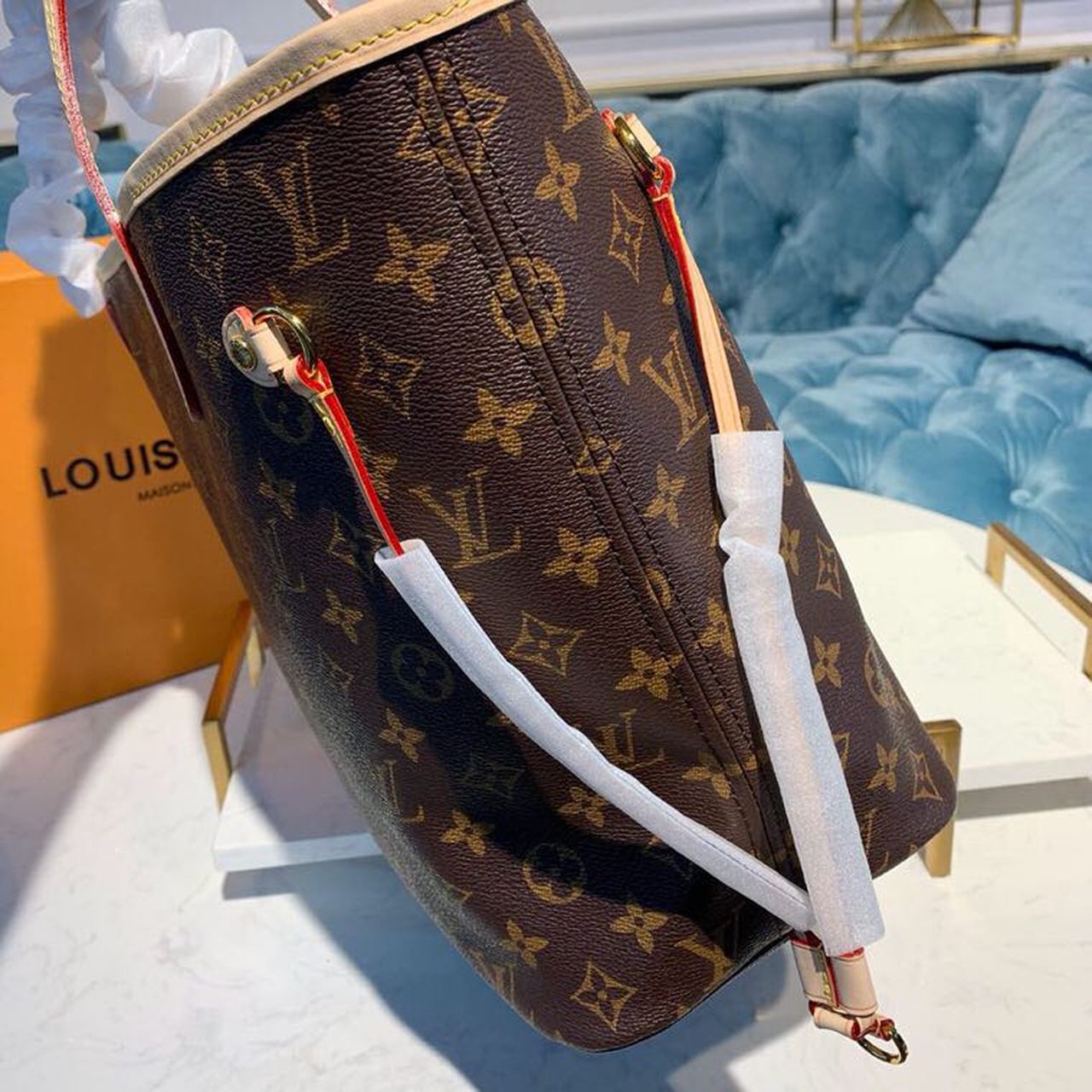 Louis Vuitton Neverfull MM Tote Bag Monogram Canvas For Women, WomenÃƒÂ¢Ã¢â€šÂ¬Ã¢â€žÂ¢s Handbags, Shoulder Bags 12.6in/32cm Louis Vuitton M40995