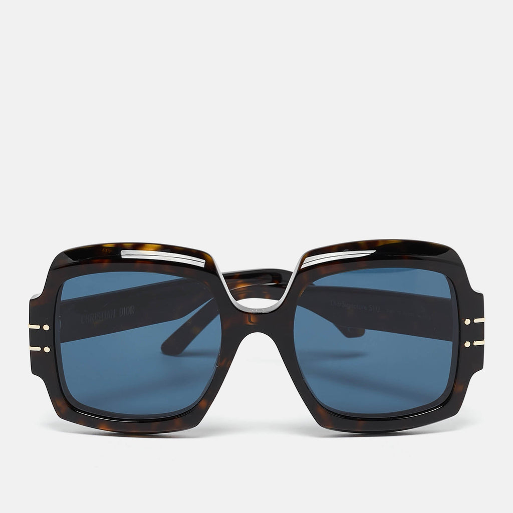 Dior Dark Br Diorsignature S1U Oversized Sunglasses
