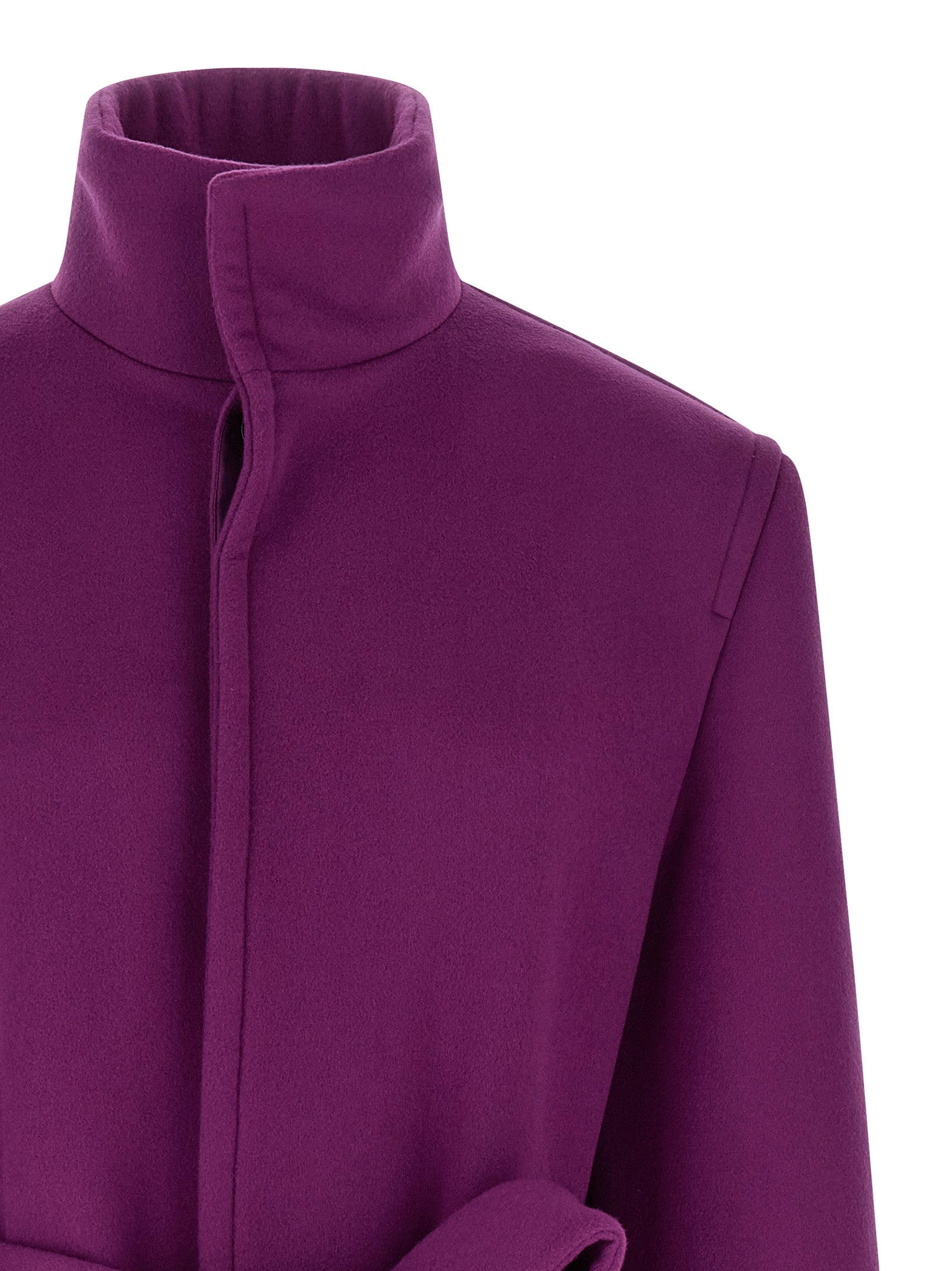 Saint Laurent Women's Double-Face Wool Coat