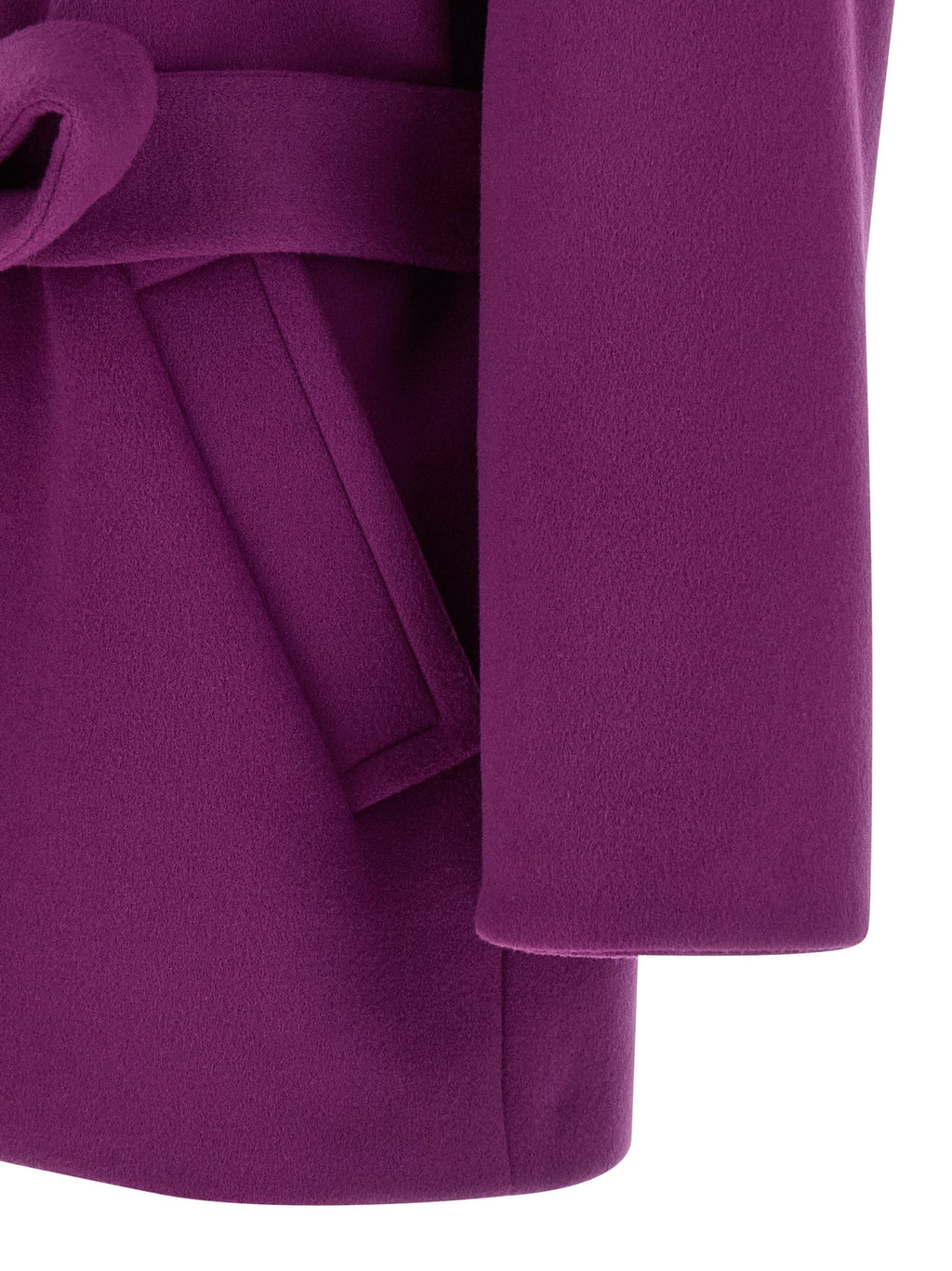 Saint Laurent Women's Double-Face Wool Coat