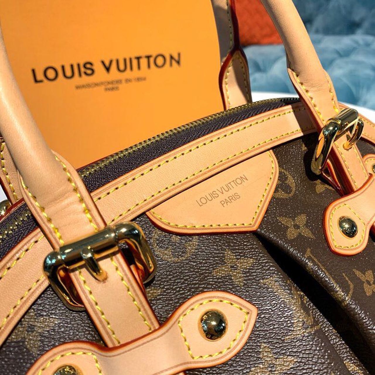 Louis Vuitton Tivoli Tote Bag Monogram Canvas For Women,  Shoulder Bags 18.1in/46cm Louis Vuitton M40144
