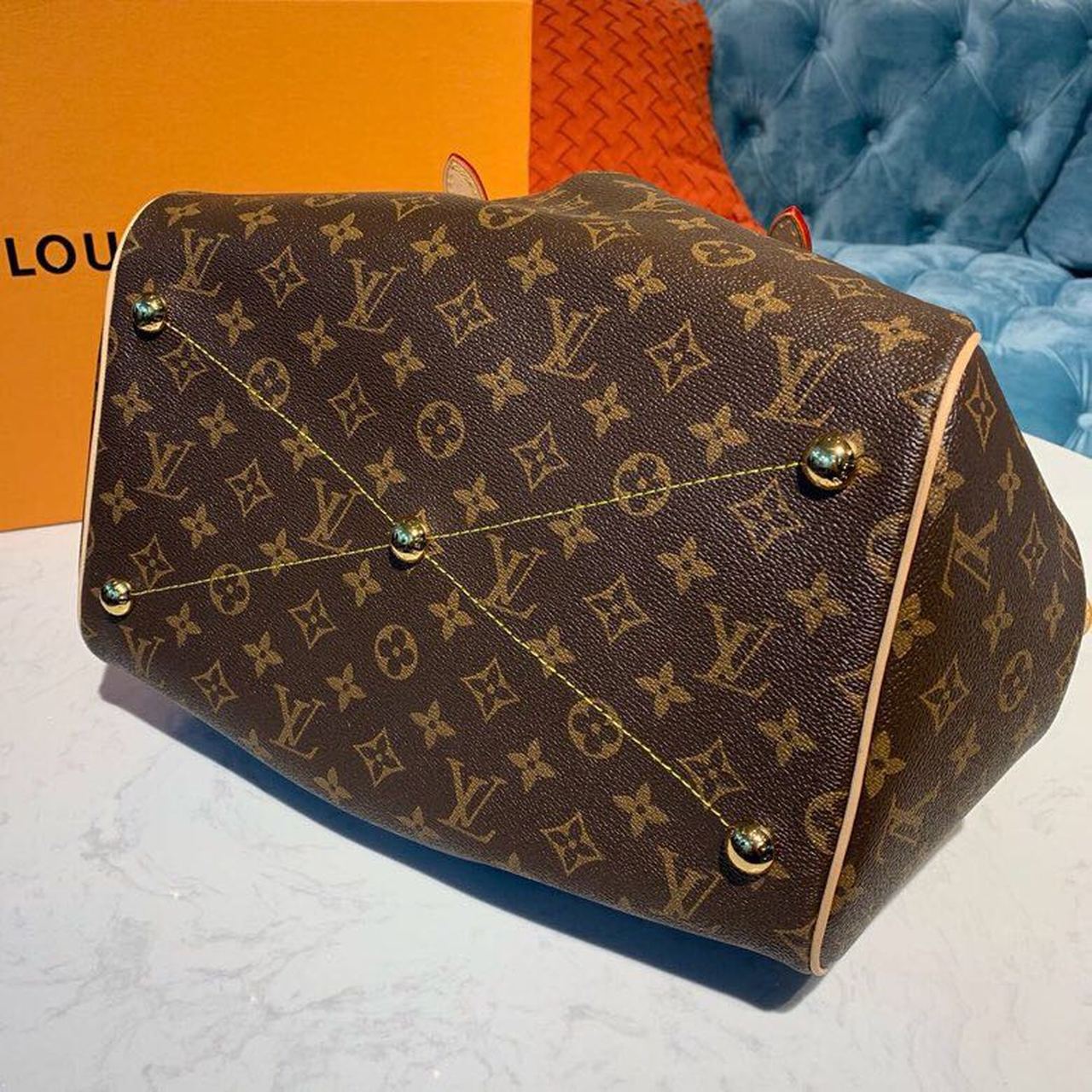 Louis Vuitton Tivoli Tote Bag Monogram Canvas For Women,  Shoulder Bags 18.1in/46cm Louis Vuitton M40144