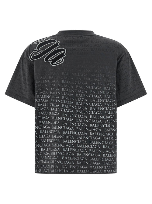 Balenciaga Women's Cursive T-Shirt