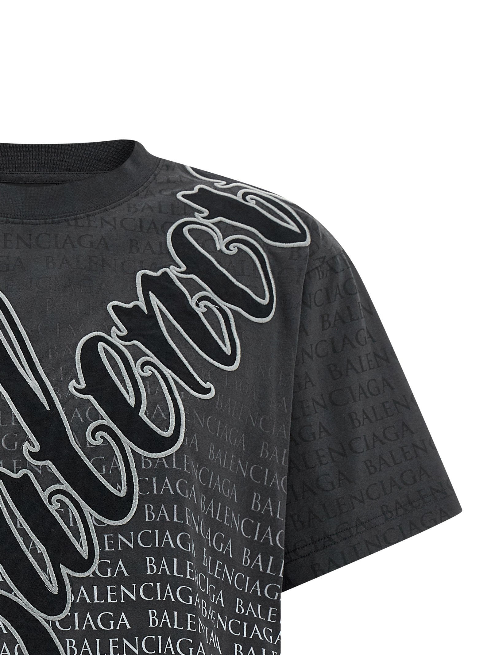 Balenciaga Women's Cursive T-Shirt
