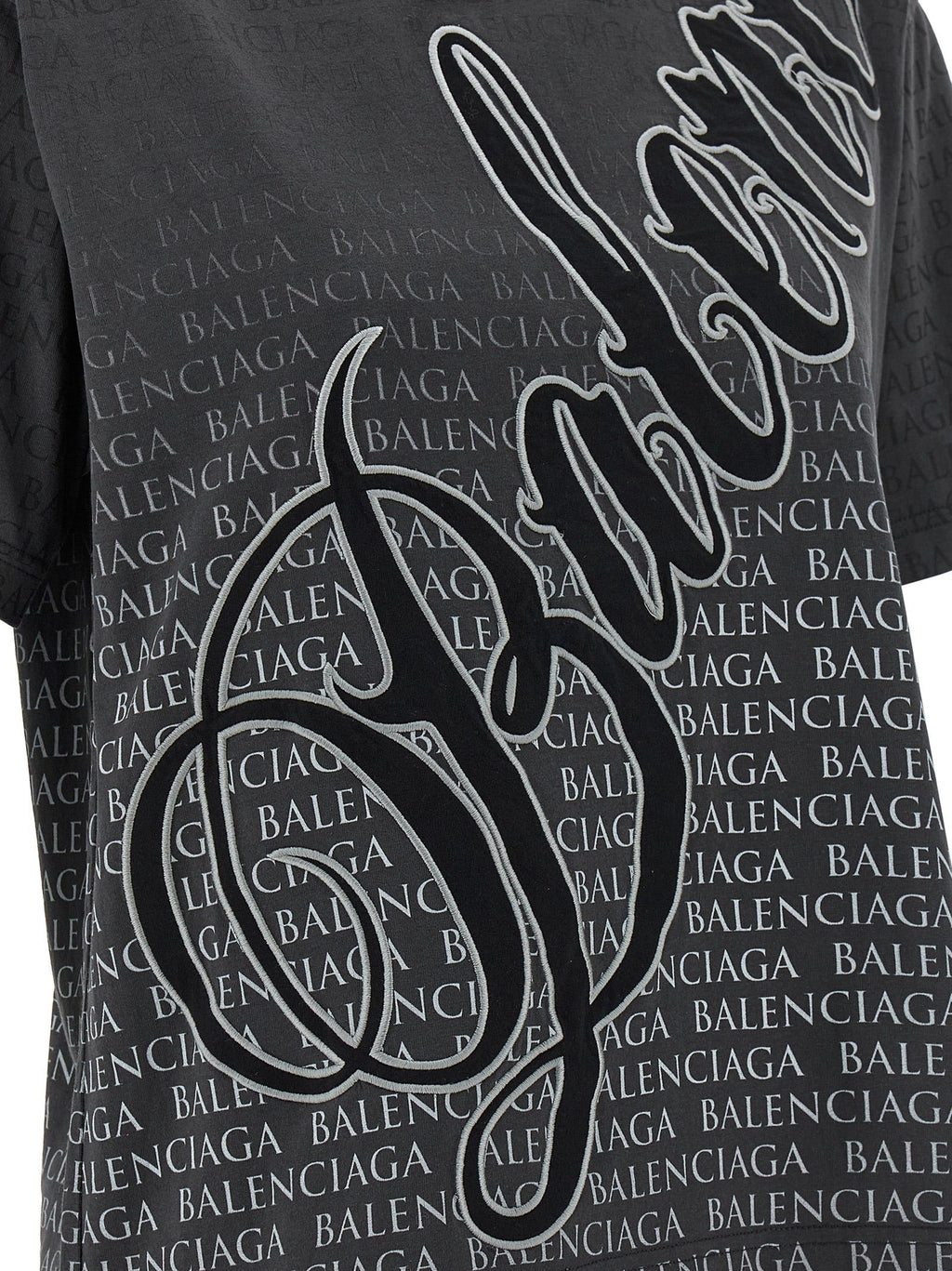 Balenciaga Women's Cursive T-Shirt