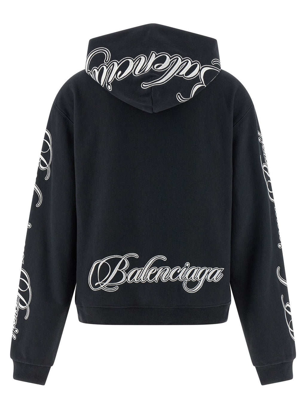 Balenciaga Women's Cursive Hoodie