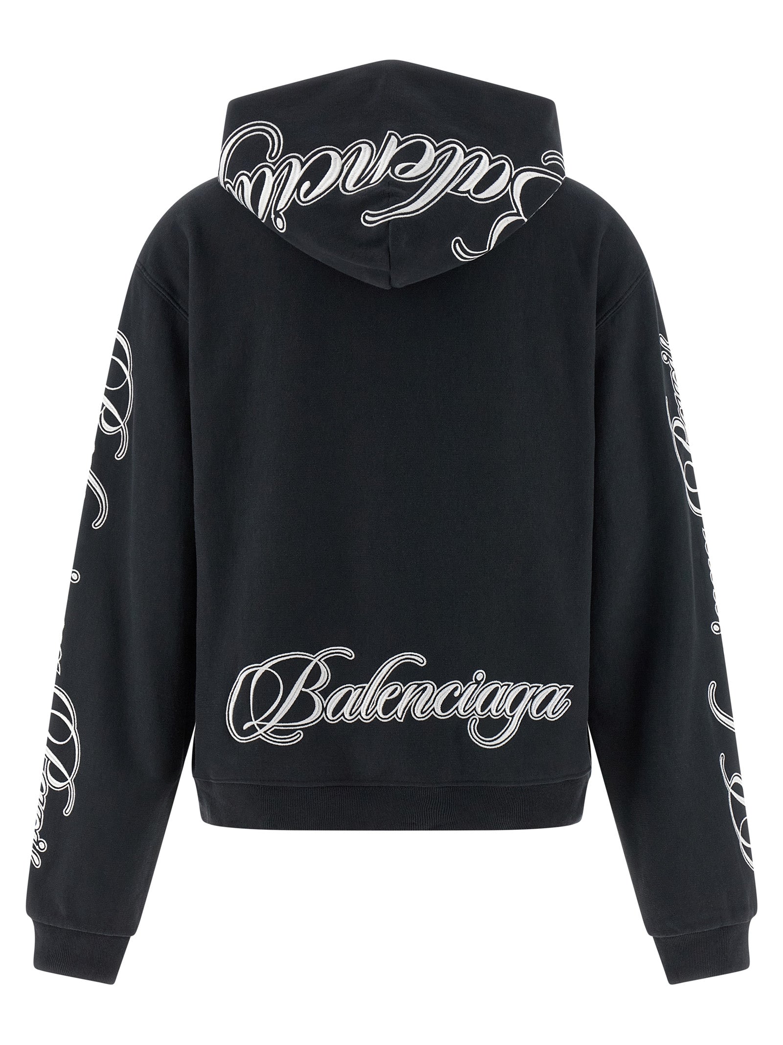 Balenciaga Women's Cursive Hoodie