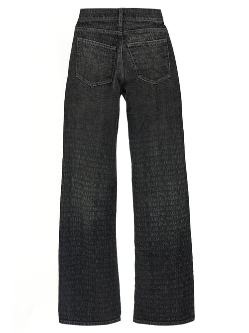 Balenciaga Women's Wide Leg Jeans