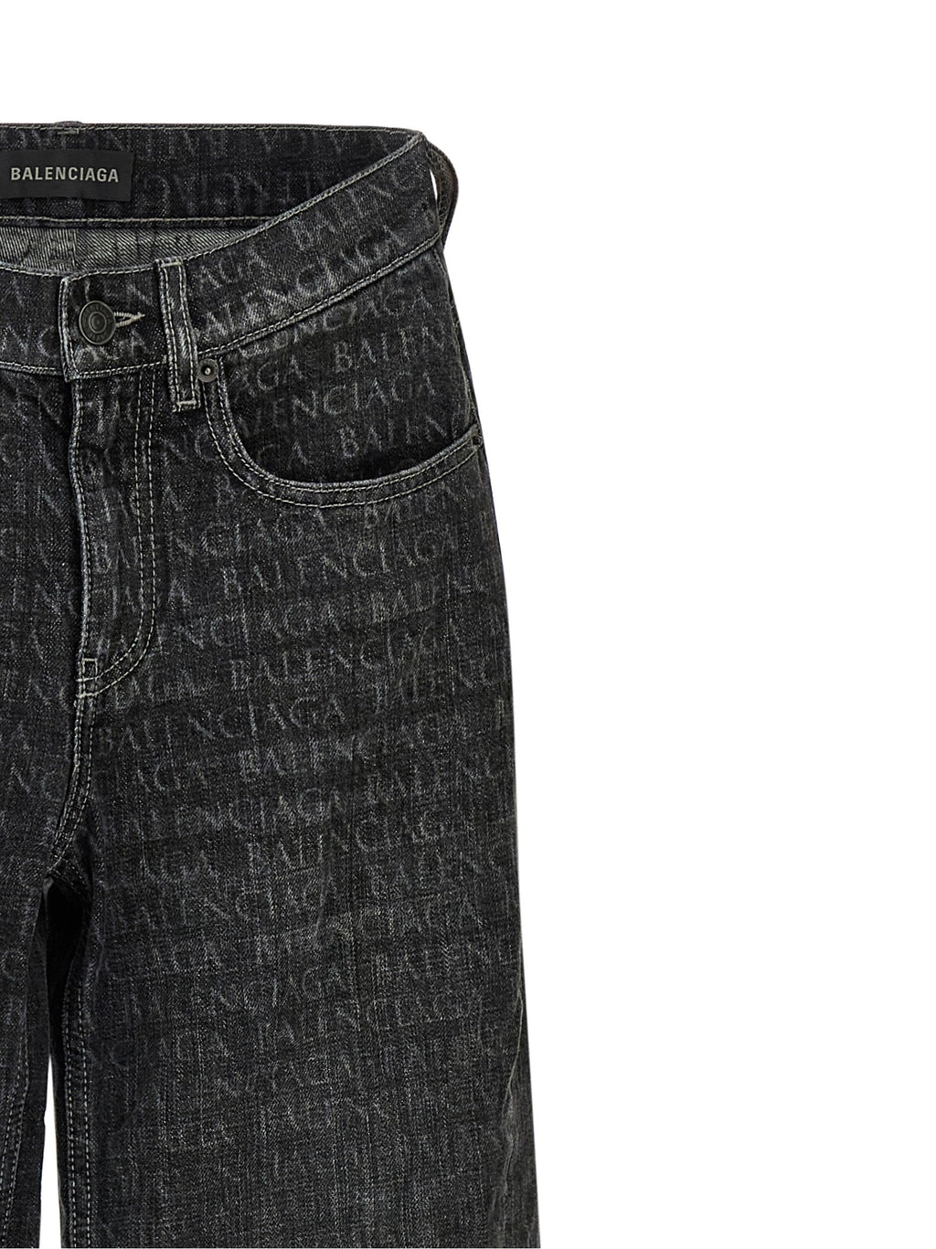 Balenciaga Women's Wide Leg Jeans