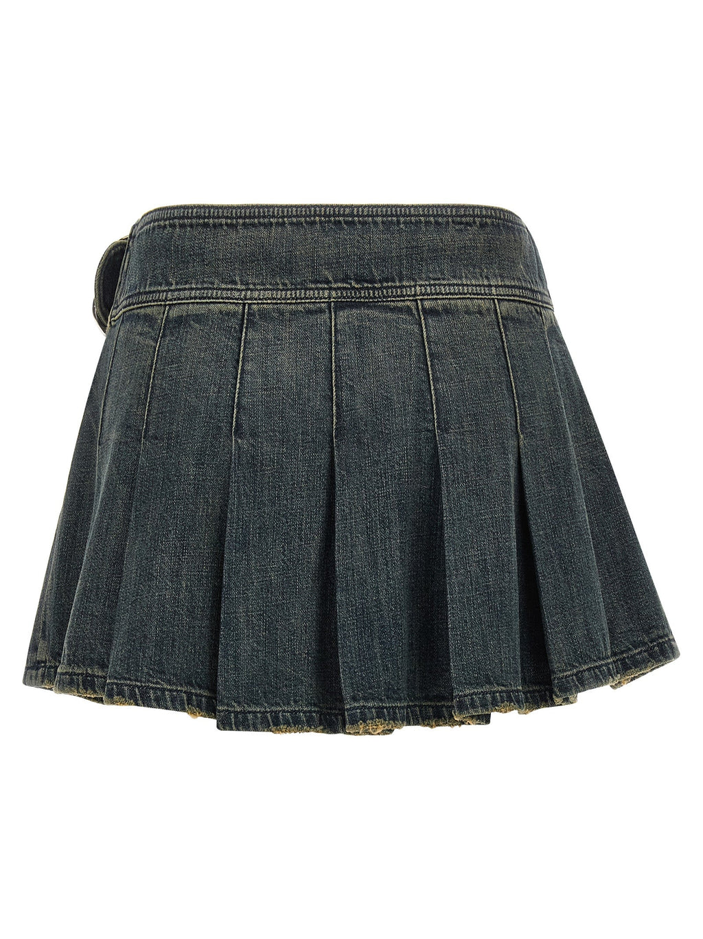 Balenciaga Women's Buckle Pleated Skirt