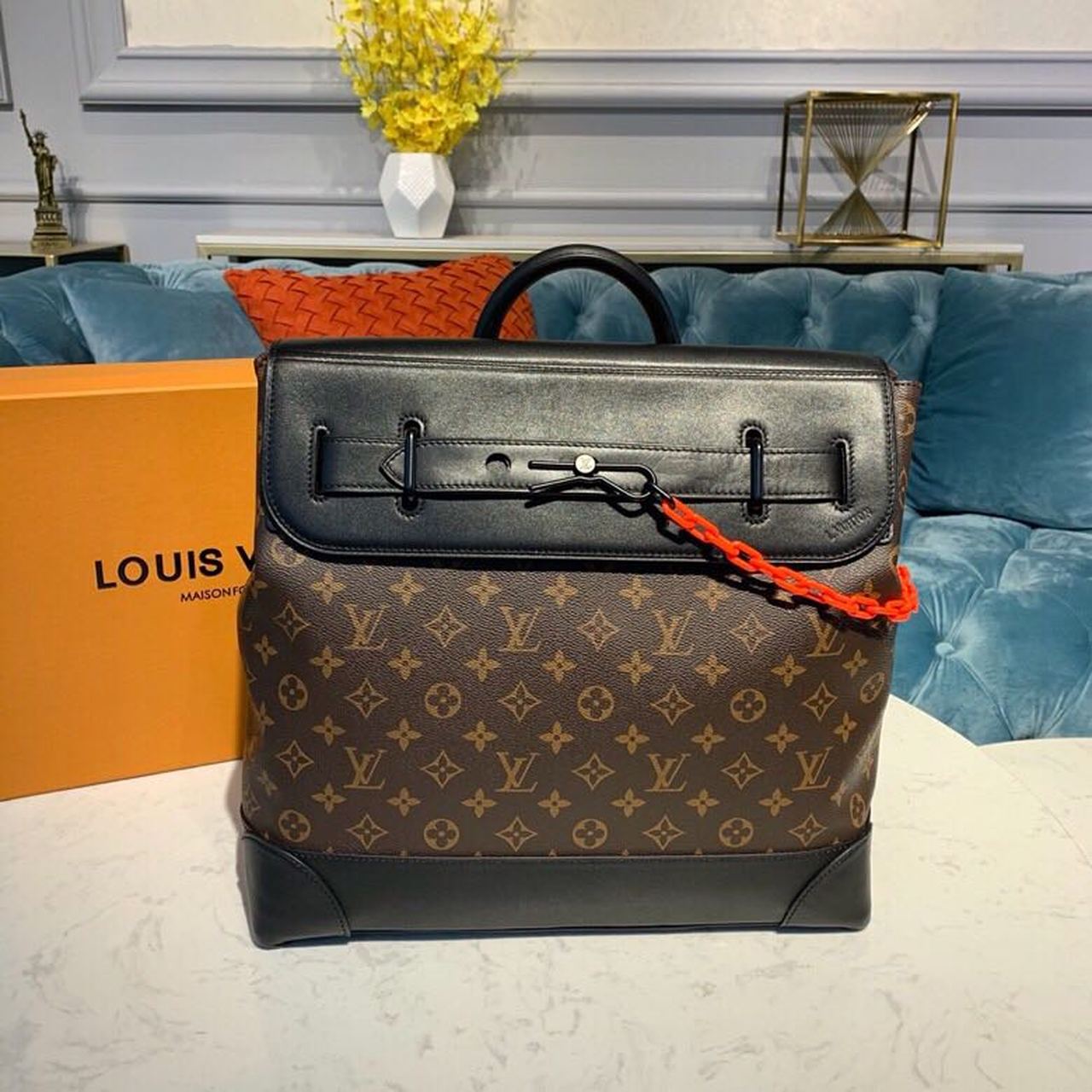 Louis Vuitton Steamer PM Monogram Solar Ray Canvas For Men, Handbags, Shoulder And Crossbody Bags 13.8in/35cm Louis Vuitton M44473