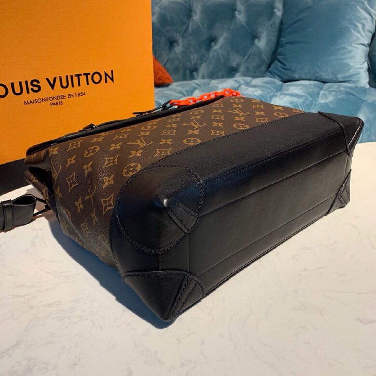 Louis Vuitton Steamer PM Monogram Solar Ray Canvas For Men, Handbags, Shoulder And Crossbody Bags 13.8in/35cm Louis Vuitton M44473