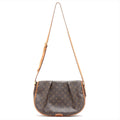 Louis Vuitton Menilmontant Handbag Monogram Canvas Brown Canvas Crossbody Bag
