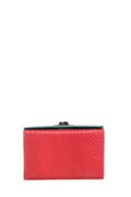 Iris Noble Multi Color Python Leather Clutch