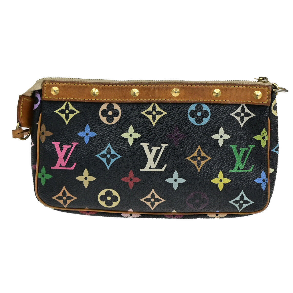 Louis Vuitton Pochette Accessoires  Canvas Clutch Bag