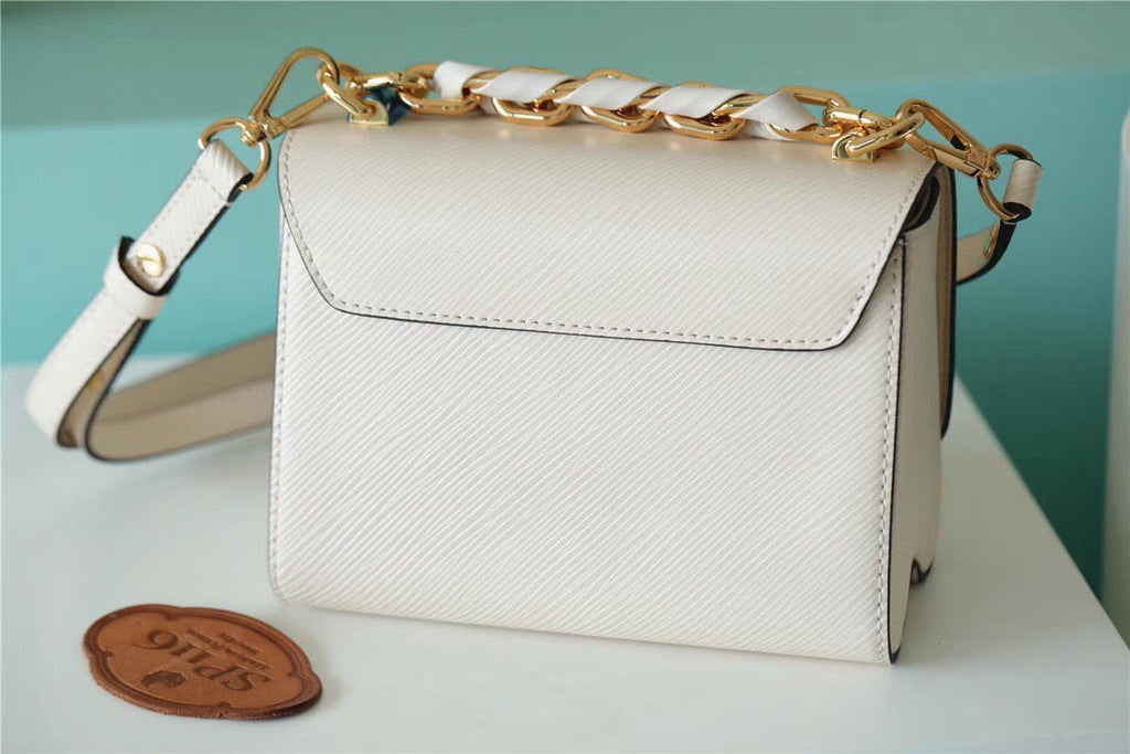 Louis Vuitton Twist MM Epi White For Women, WomenÃƒÂ¢Ã¢â€šÂ¬Ã¢â€žÂ¢s Bags, Shoulder And Crossbody Bags 9.1in/23cm Louis Vuitton