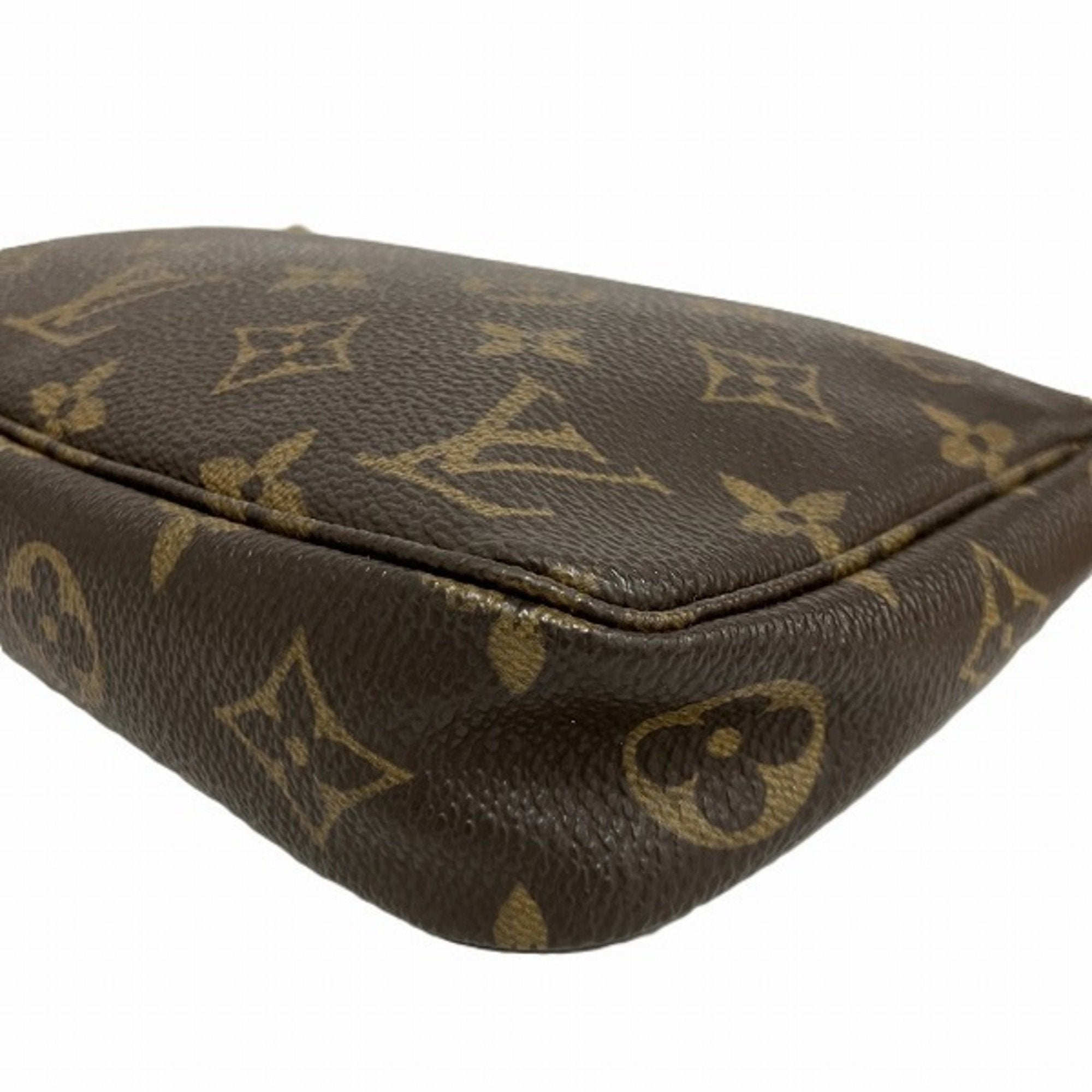 Louis Vuitton Pochette Accessoire  Canvas Clutch Bag