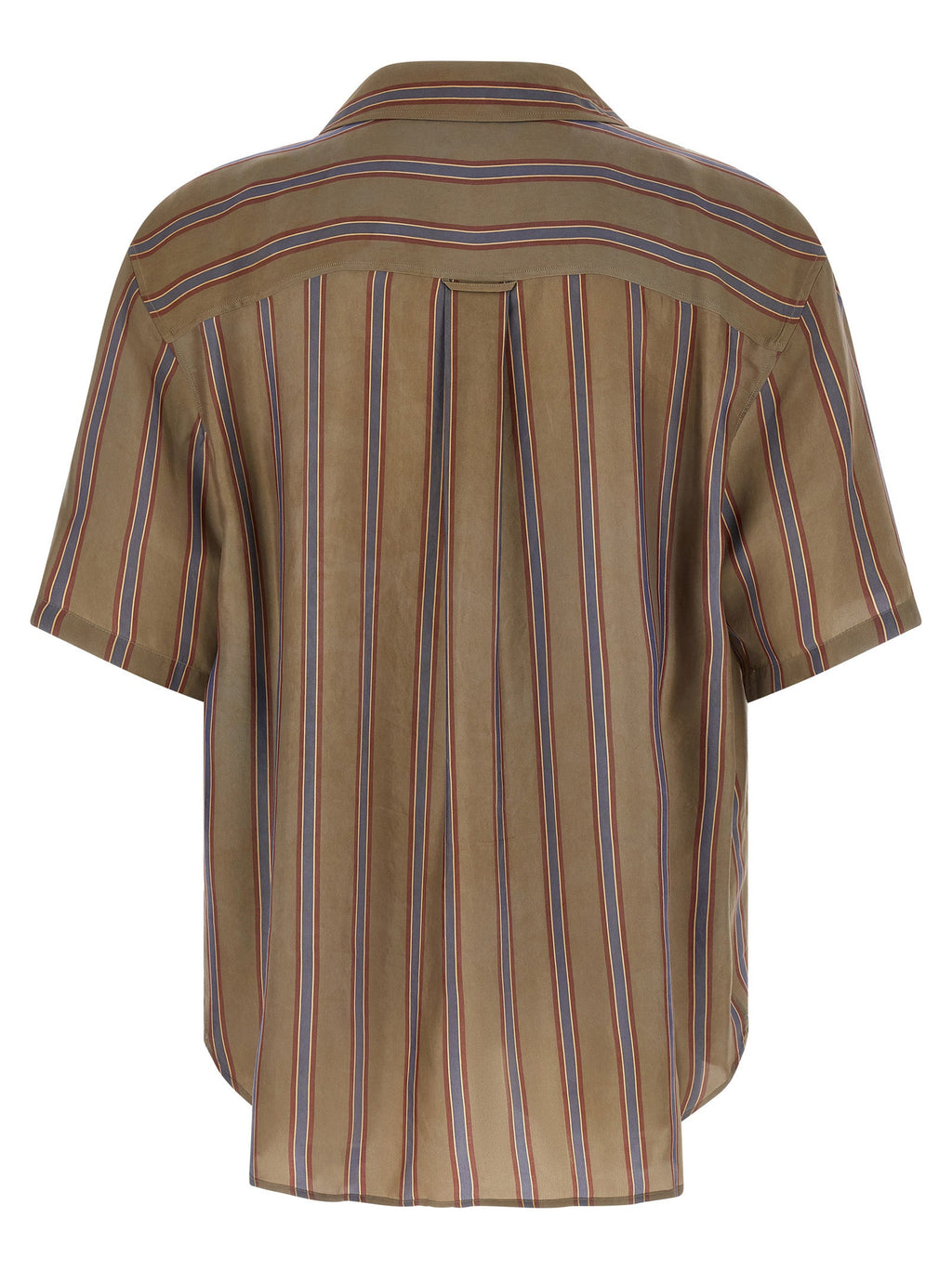 Saint Laurent Men's Cassandre Striped Shirt
