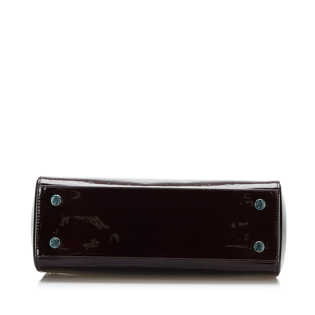 Louis Vuitton Brea MM Purple Monogram Vernis