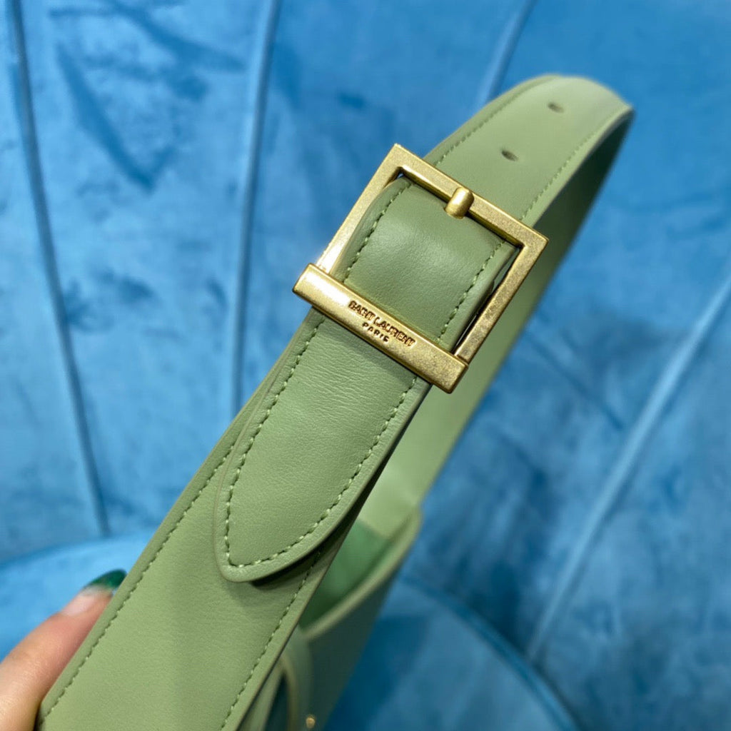 Top Quality Le 5 Ã 7 Hobo Bag In Smooth Light Green For Women 9in/23cm YSL 6572282R20W3316