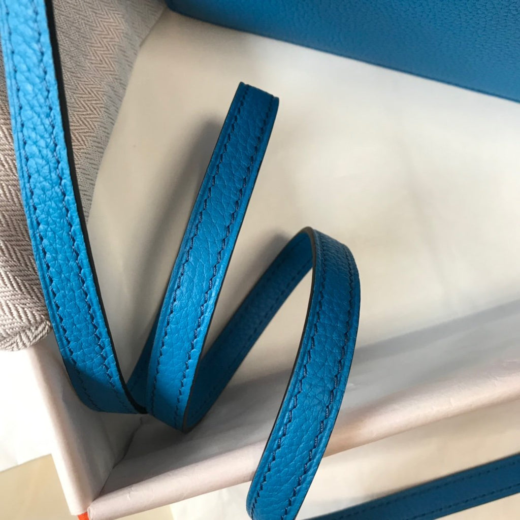 Mini Evercolor Sac Roulis 19 Blue For Women, Handbags, Shoulder Bags 7.5in/19cm