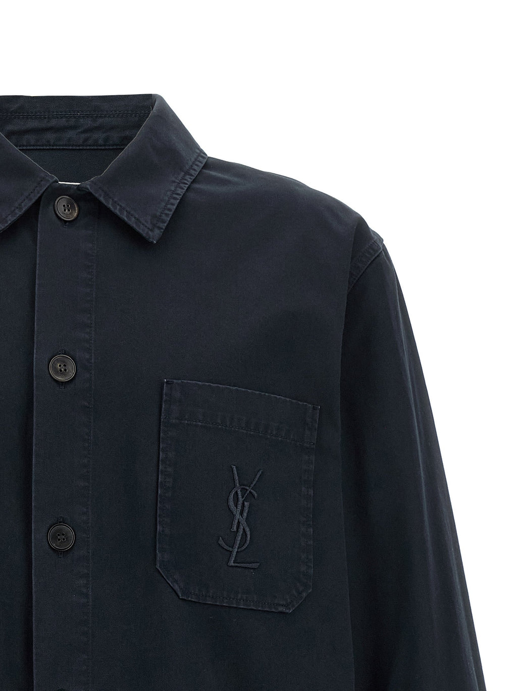 Saint Laurent Men's Cassandre Overshirt