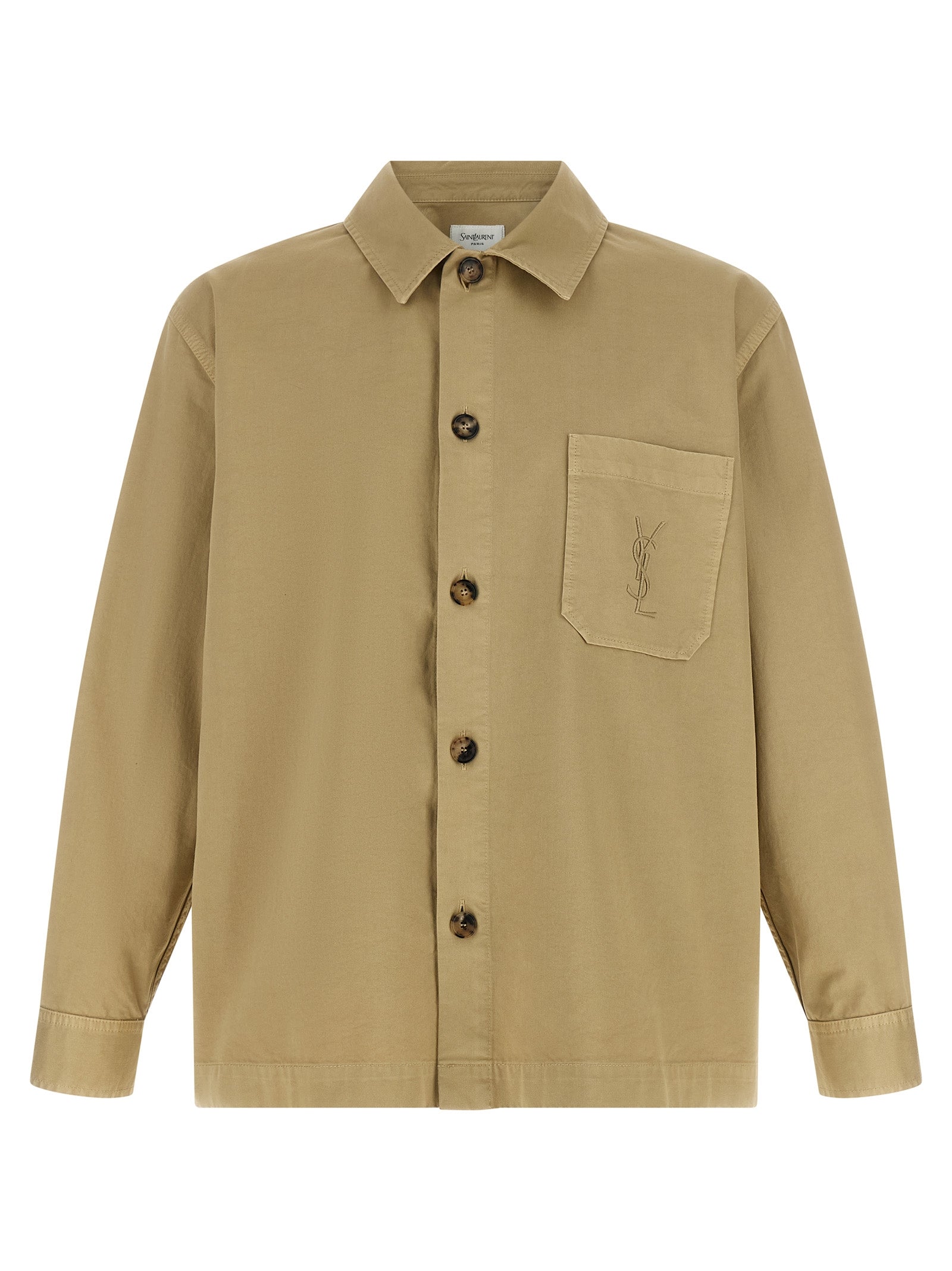 Saint Laurent Men's Cassandre Overshirt