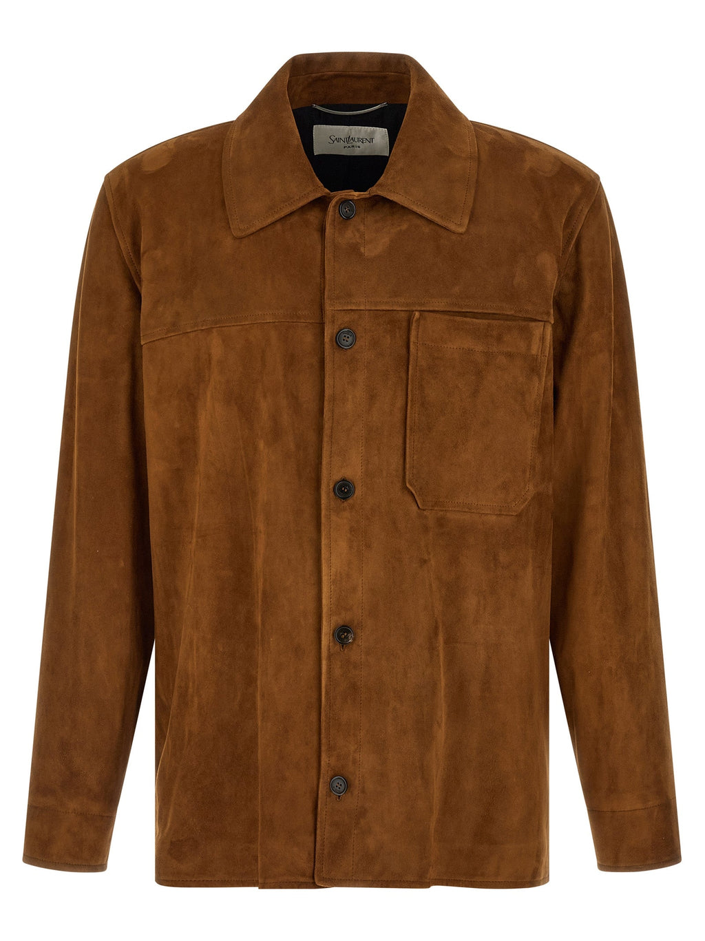 Saint Laurent Men's Suede Overshirt