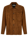 Saint Laurent Men's Suede Overshirt