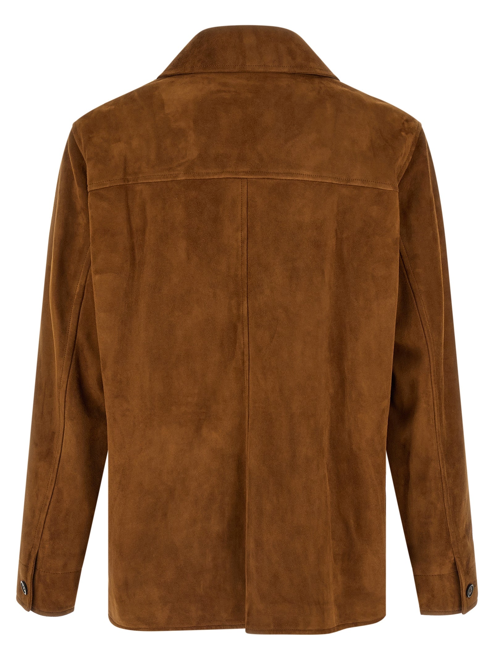 Saint Laurent Men's Suede Overshirt