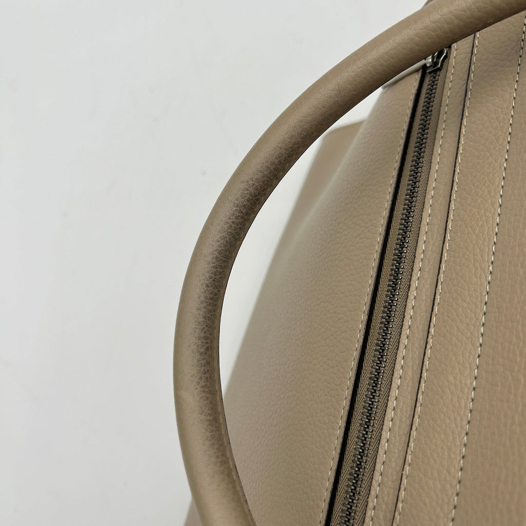Céline Trapeze Beige Leather Suede Medium Shoulder Bag