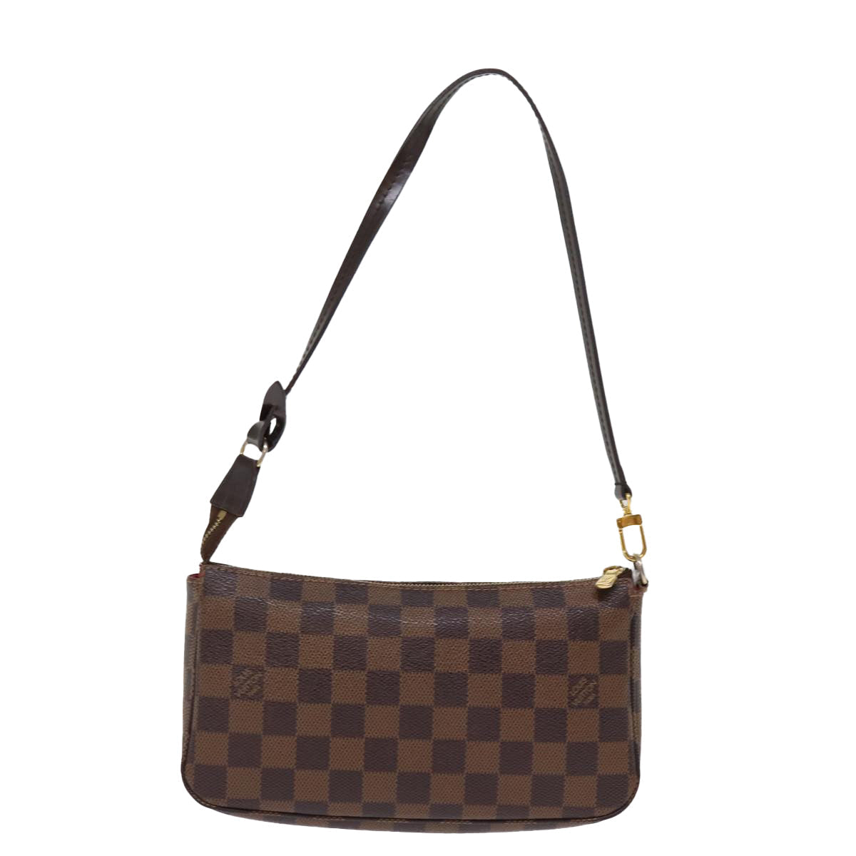 Louis Vuitton Pochette Accessoire  Canvas Clutch Bag