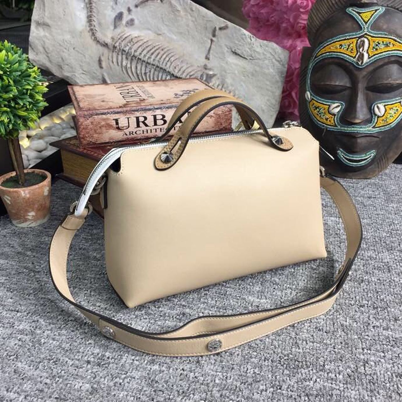 By The Way MeDiorum Bag Beige For Women, Women’s Handbags, Shoulder And Crossbody Bags 10.6in/27cm FF 8BL1461