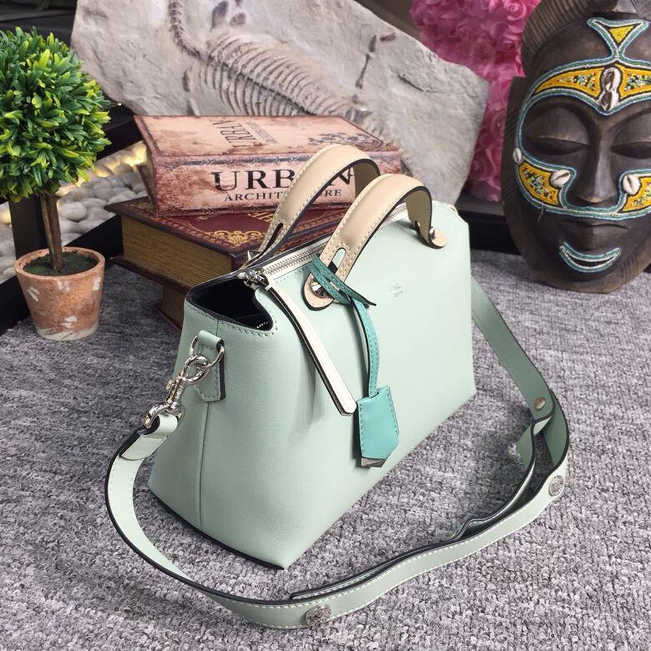 By The Way MeDiorum Bag Mint Green For Women, Women’s Handbags, Shoulder And Crossbody Bags 10.6in/27cm FF 8BL1461