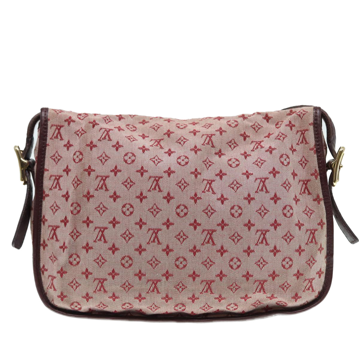 LOUIS VUITTON Monogram Mini Belanger Shoulder Bag Red M92671 LV Auth 86675