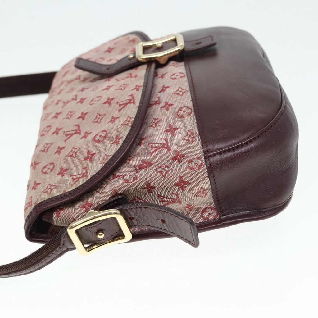 LOUIS VUITTON Monogram Mini Belanger Shoulder Bag Red M92671 LV Auth 86675