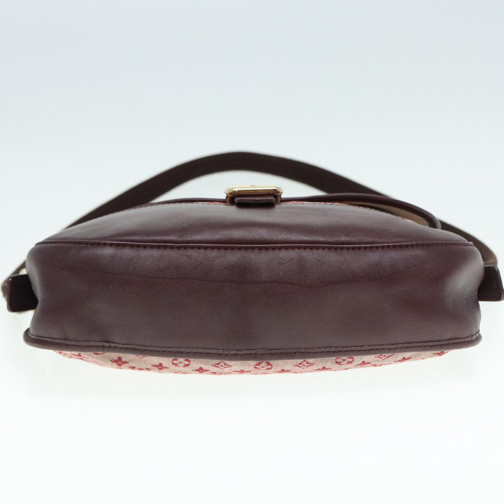 LOUIS VUITTON Monogram Mini Belanger Shoulder Bag Red M92671 LV Auth 86675