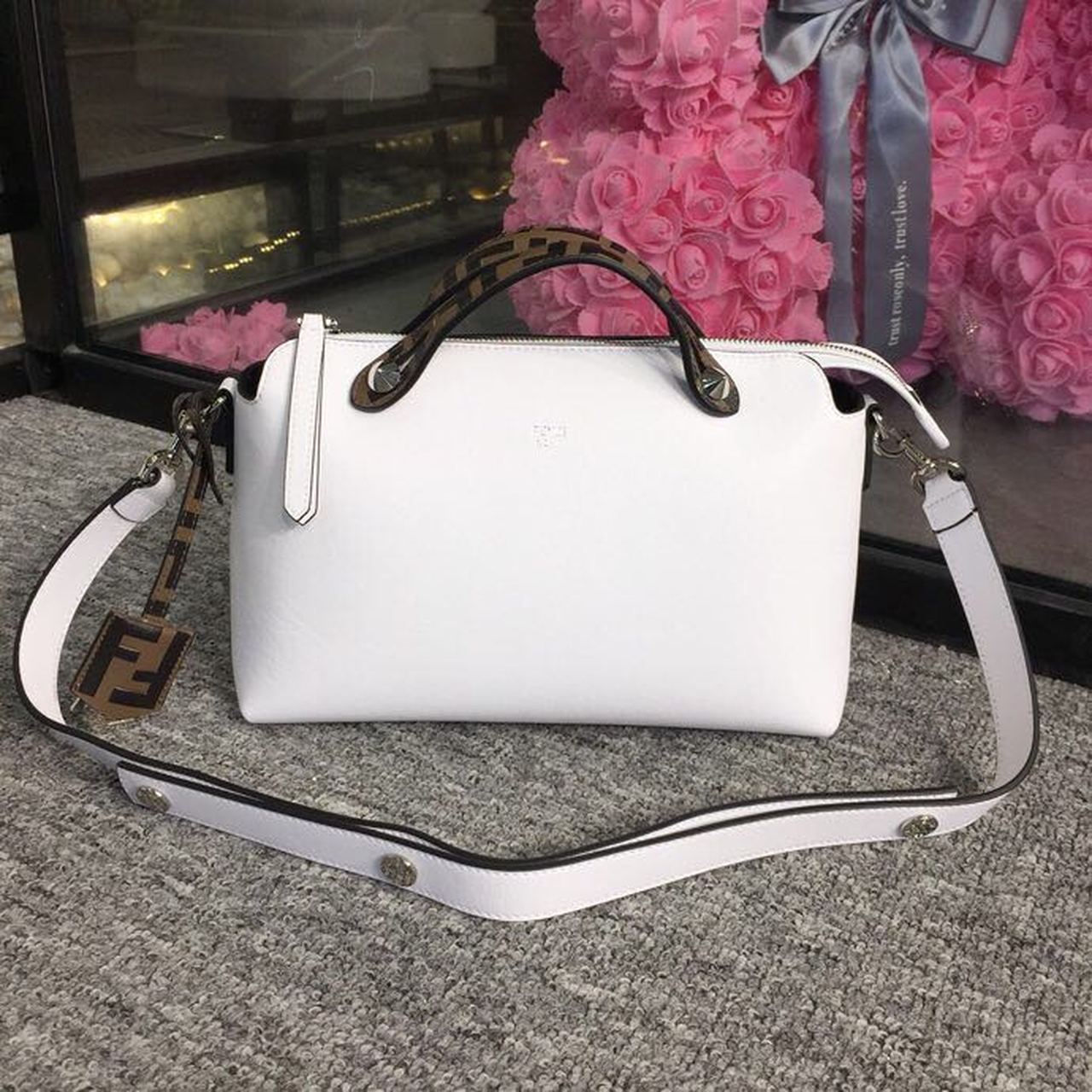 By The Way MeGLAMIum Bag White For Women, Handbags, Shoulder And Crossbody Bags 10.6in/27cm FF 8BL1461