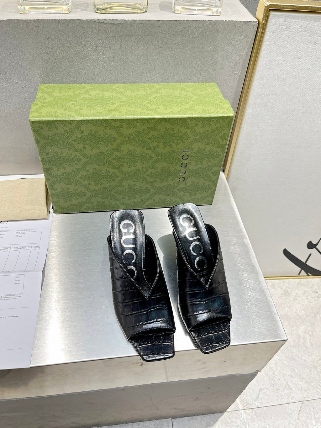 New 1:1 rep Gucci HIGH HEELS 038