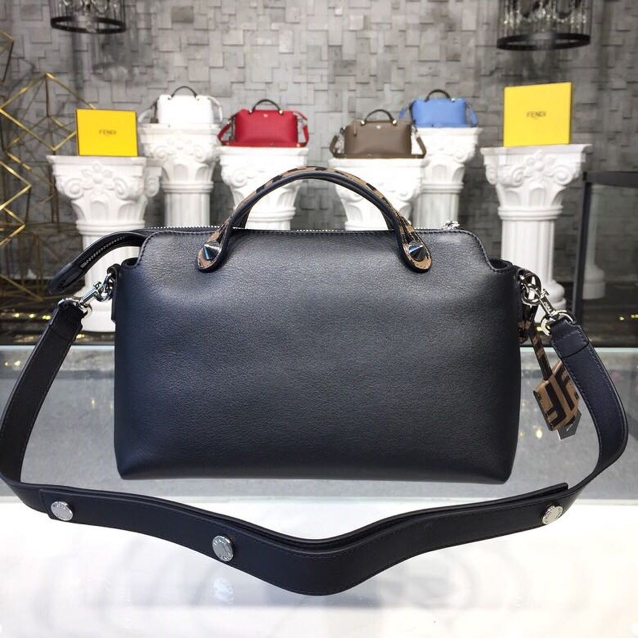 By The Way MeDiorum Black For Women, Women’s Handbags, Shoulder And Crossbody Bags 10.6in/27cm FF 8BL1461D5F0GXN