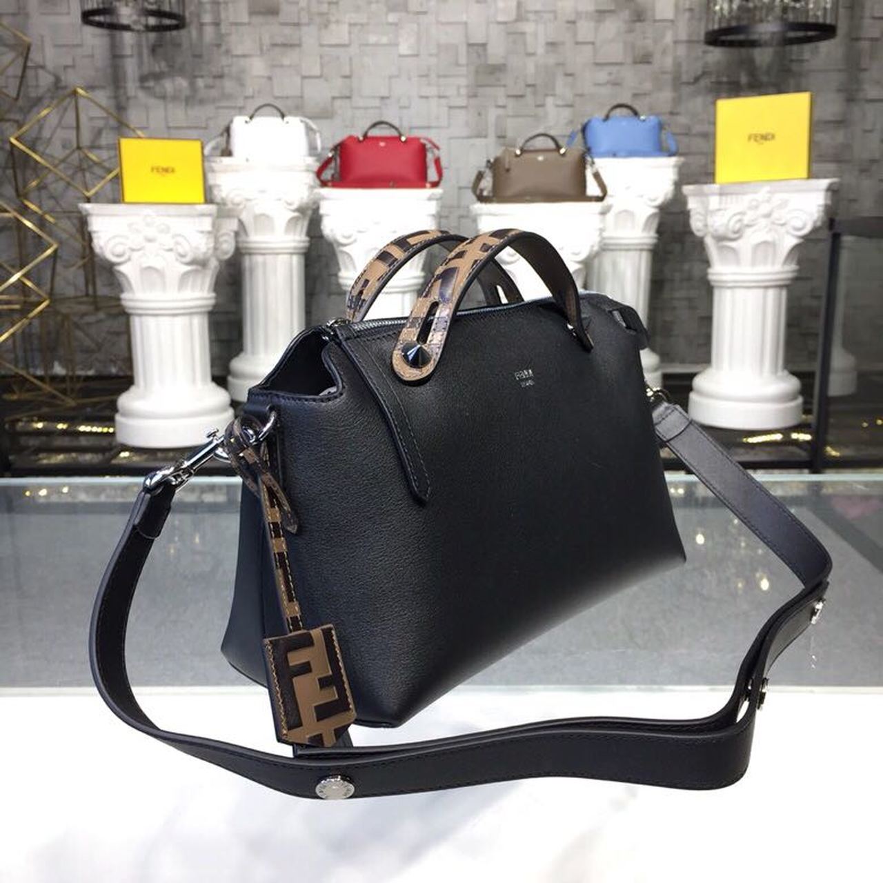By The Way MeDiorum Black For Women, Women’s Handbags, Shoulder And Crossbody Bags 10.6in/27cm FF 8BL1461D5F0GXN