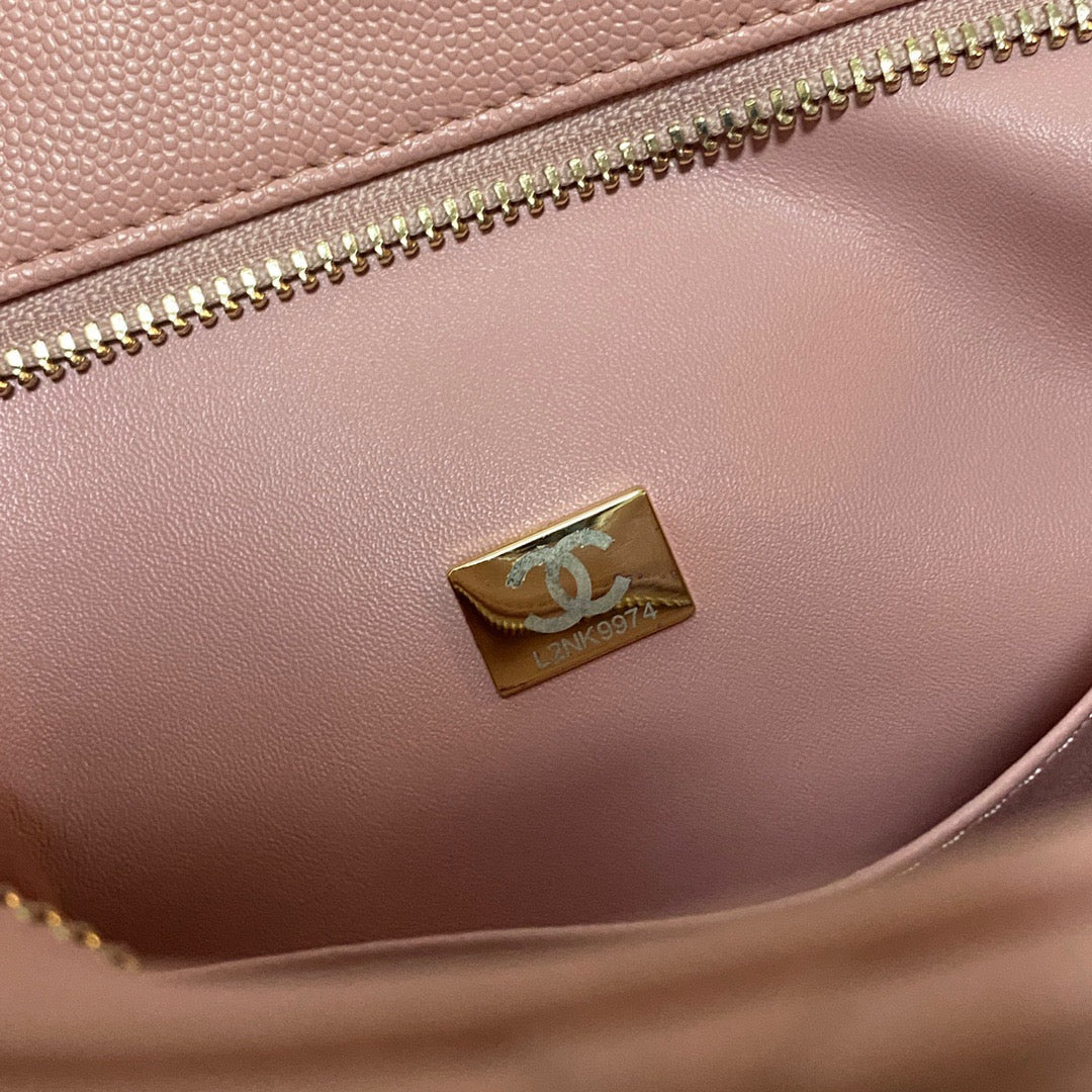 ChanelMedallion Tote Gold Hardware Caviar PiNike For Women Handbags, Shoulder Bags 15.6in/32cmÃ‚Â 