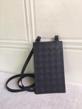 Zipped Card Case Shoulder Black, For Women, Women Bags 7.4in/19cm